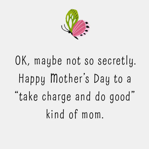 Moms Run the World Mother's Day Card, 