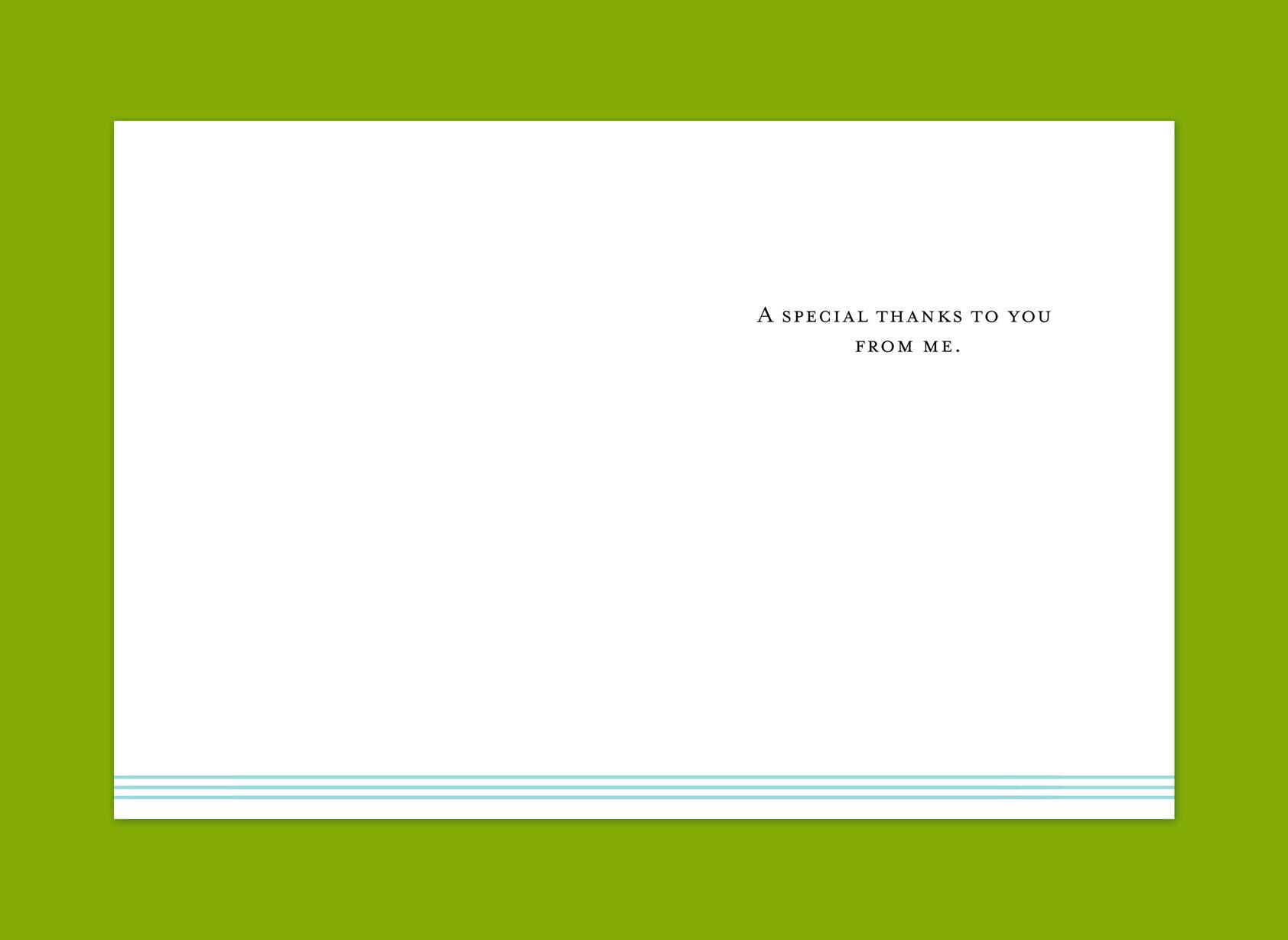 Pineapple Merci Thank You Card