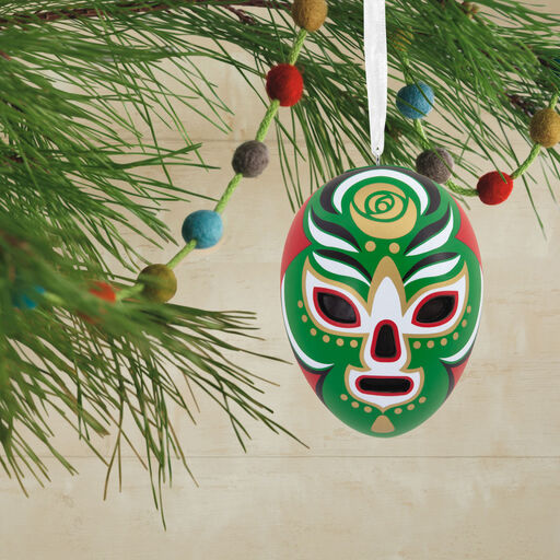 Vida Wrestler Luchador Mask Hallmark Ornament, 