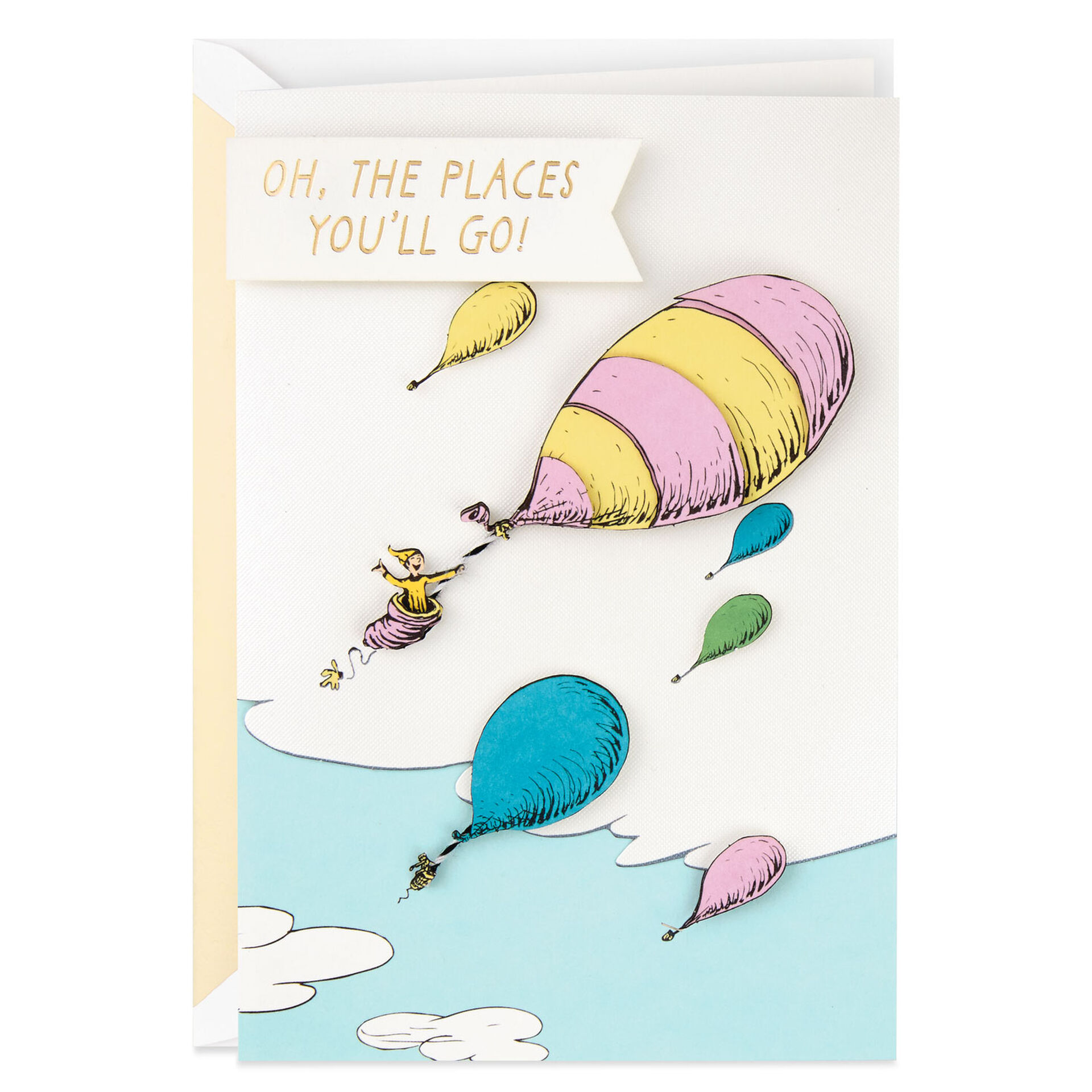 Dr Seuss Oh The Places You Ll Go No Limit Congratulations Card Greeting Cards Hallmark