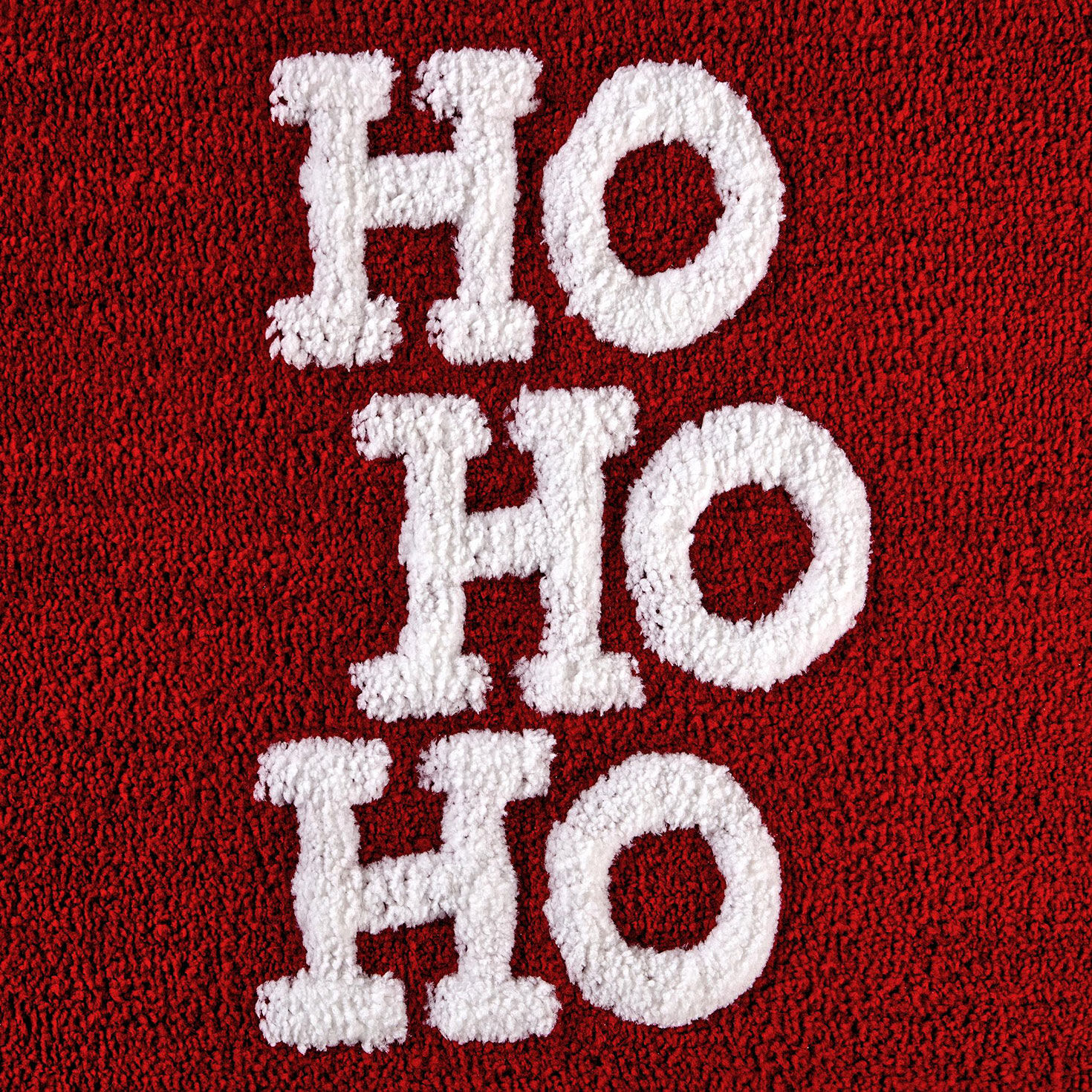 Hallmark HO HO HO Tufted Bath Rug  20x30 upclose view image number 3