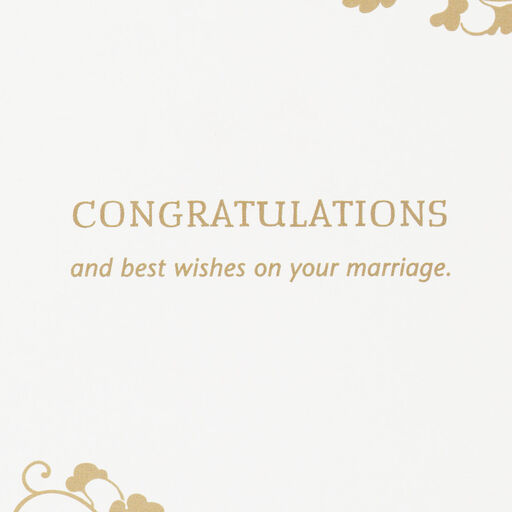 Red and Gold Lanterns Wedding Card, 