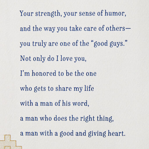 The Amazing Man I Love Anniversary Card for Husband, 