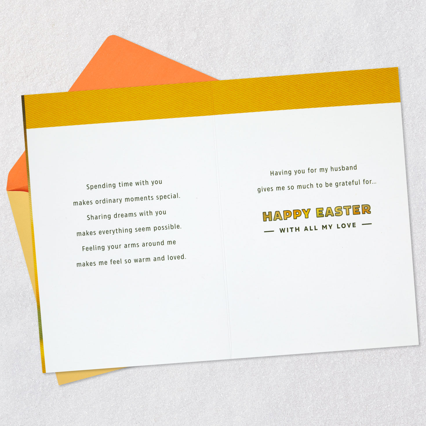 You Make Life So Happy Easter Card for Husband, , large image number 4