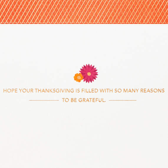 Many Reasons to Be Grateful Cornucopia Thanksgiving Card, , large image number 2