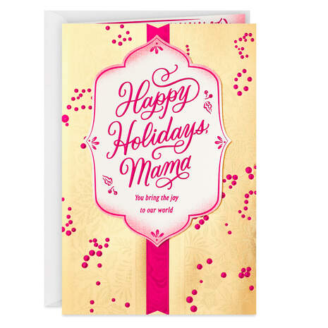 Mama, You Bring the Joy Holiday Card, , large