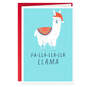 Llama in Santa Hat Funny Christmas Card, , large image number 1