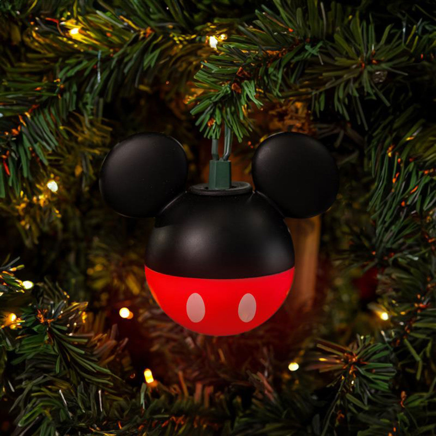 8 Mickey Ears Christmas String Light Covers  image number 2