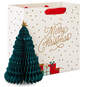 10.4" Square Honeycomb Tree Christmas Gift Bag, , large image number 1
