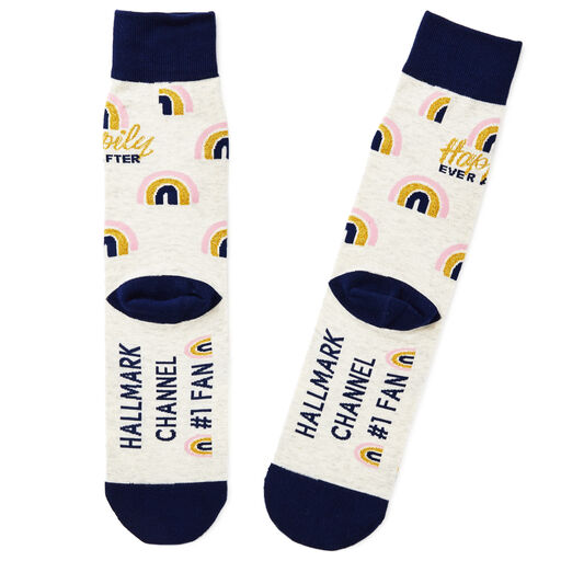 Hallmark Channel Happily Ever After Novelty Crew Socks, 