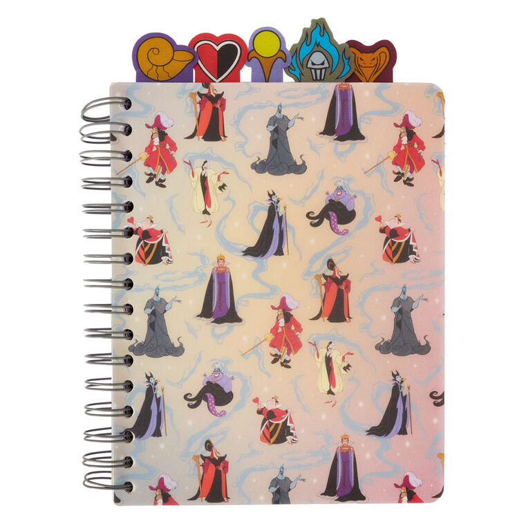 Loungefly Disney Villains Tabbed Journal