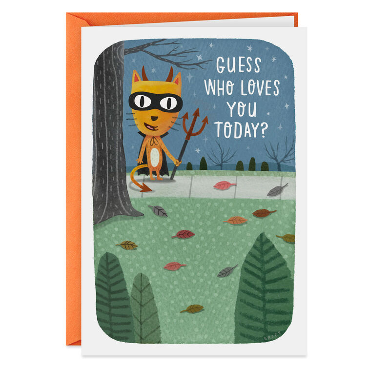Little Devil Love You Lots Halloween Card