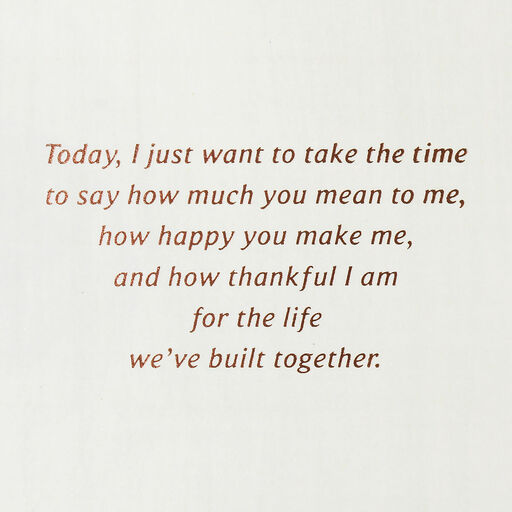 So Grateful for Your Love Anniversary Card for Husband, 