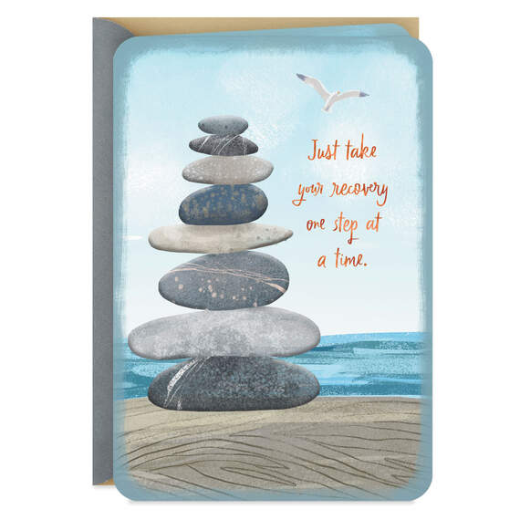 One Step at a Time Get Well Card