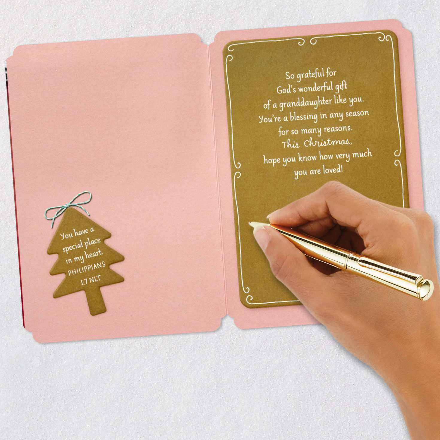 You're a Gift Religious Christmas Card for Granddaughter for only USD 4.59 | Hallmark