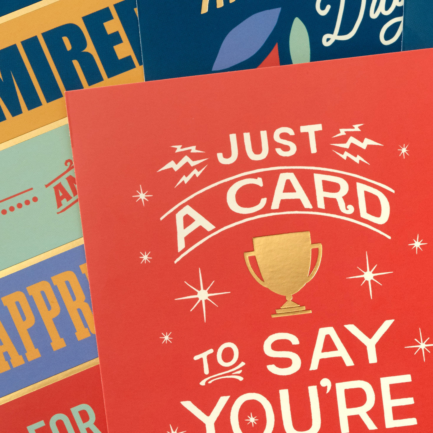 Bold and Colorful Boxed Teacher Appreciation Cards Assortment, Pack of 16, , large image number 4