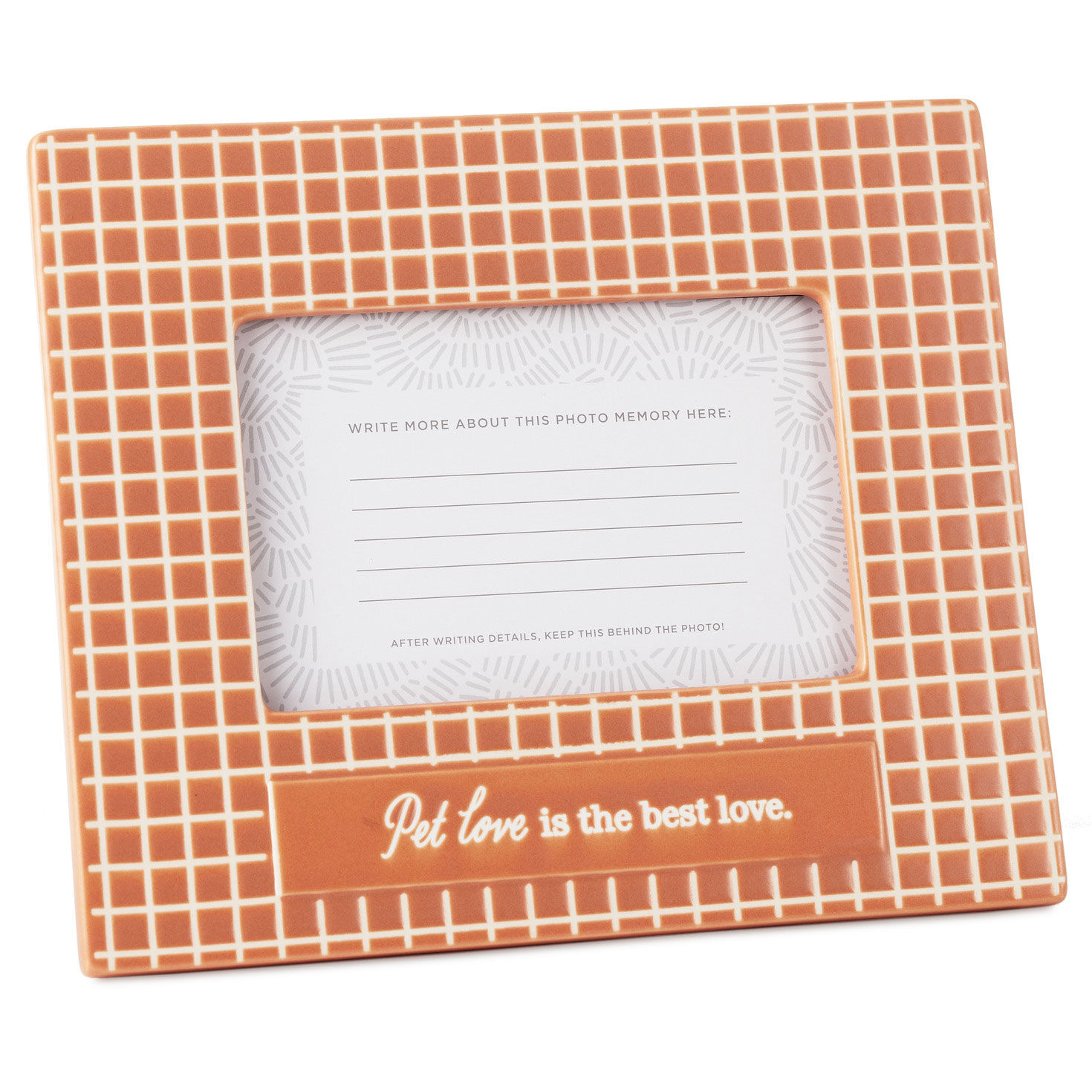 Pet Love Is the Best Love Picture Frame, 4x6