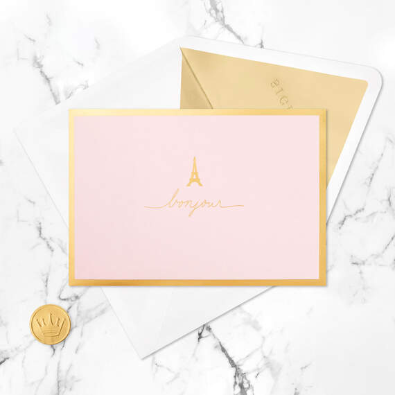 Bonjour Eiffel Tower 3D Pop-Up Hello Card, , large image number 6