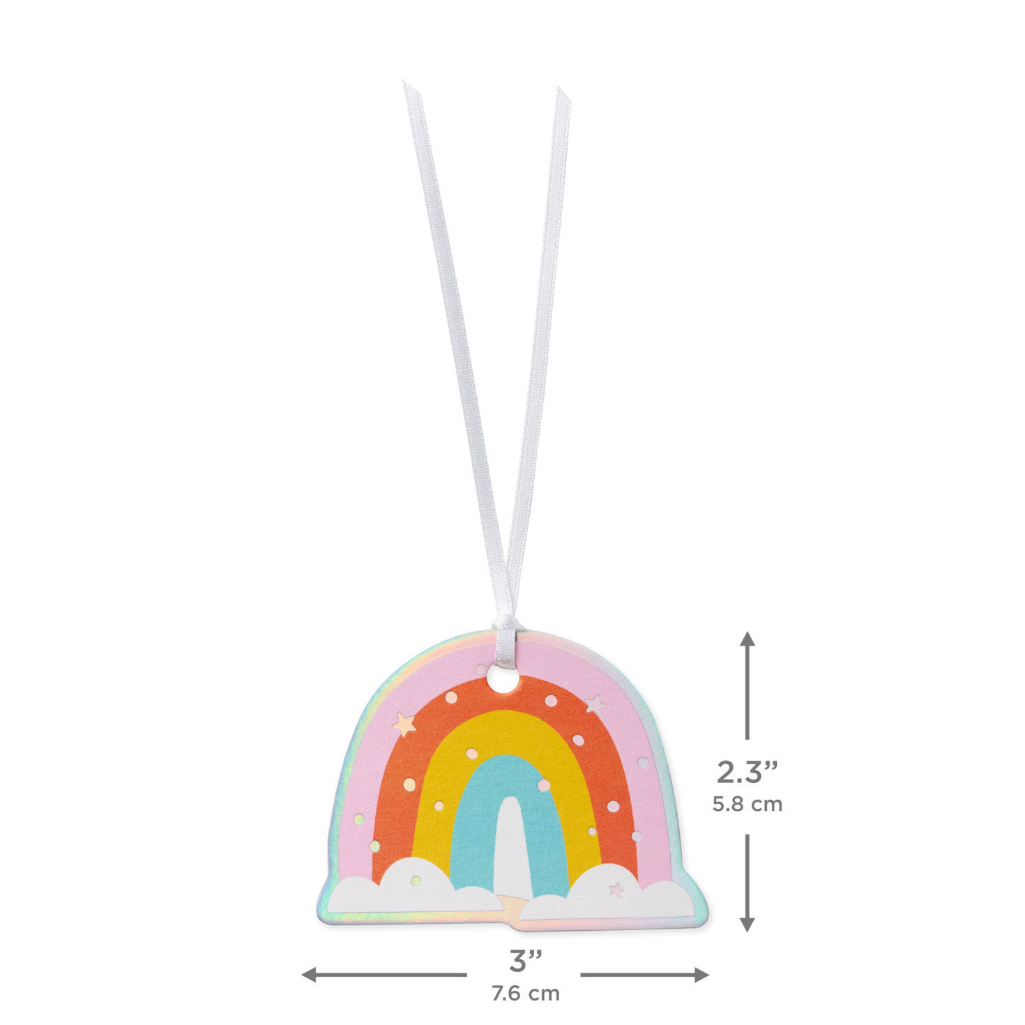 Rainbow-Shaped Gift Tag measurement image number 3