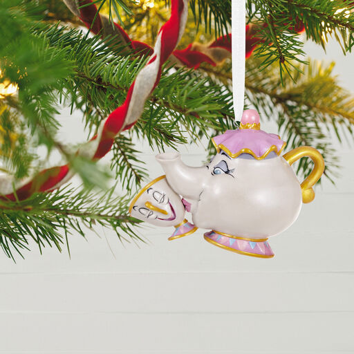 Disney Beauty and the Beast A Mother's Love Porcelain Ornament, 