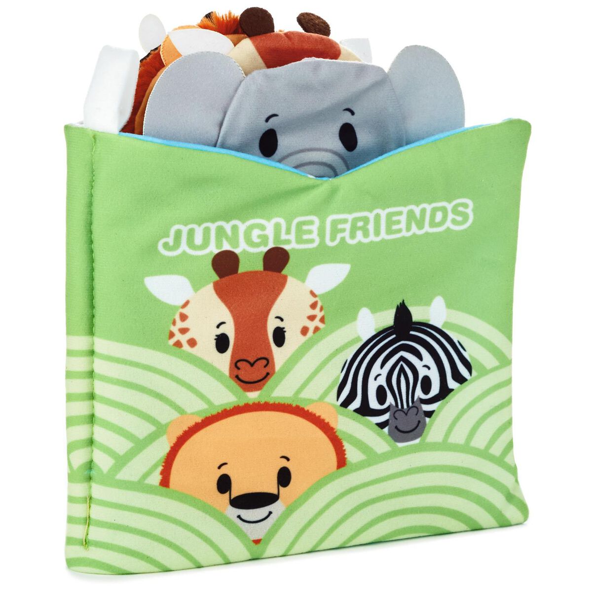 itty bittys® Jungle Friends Cloth Book Baby & Toddler Toys Hallmark