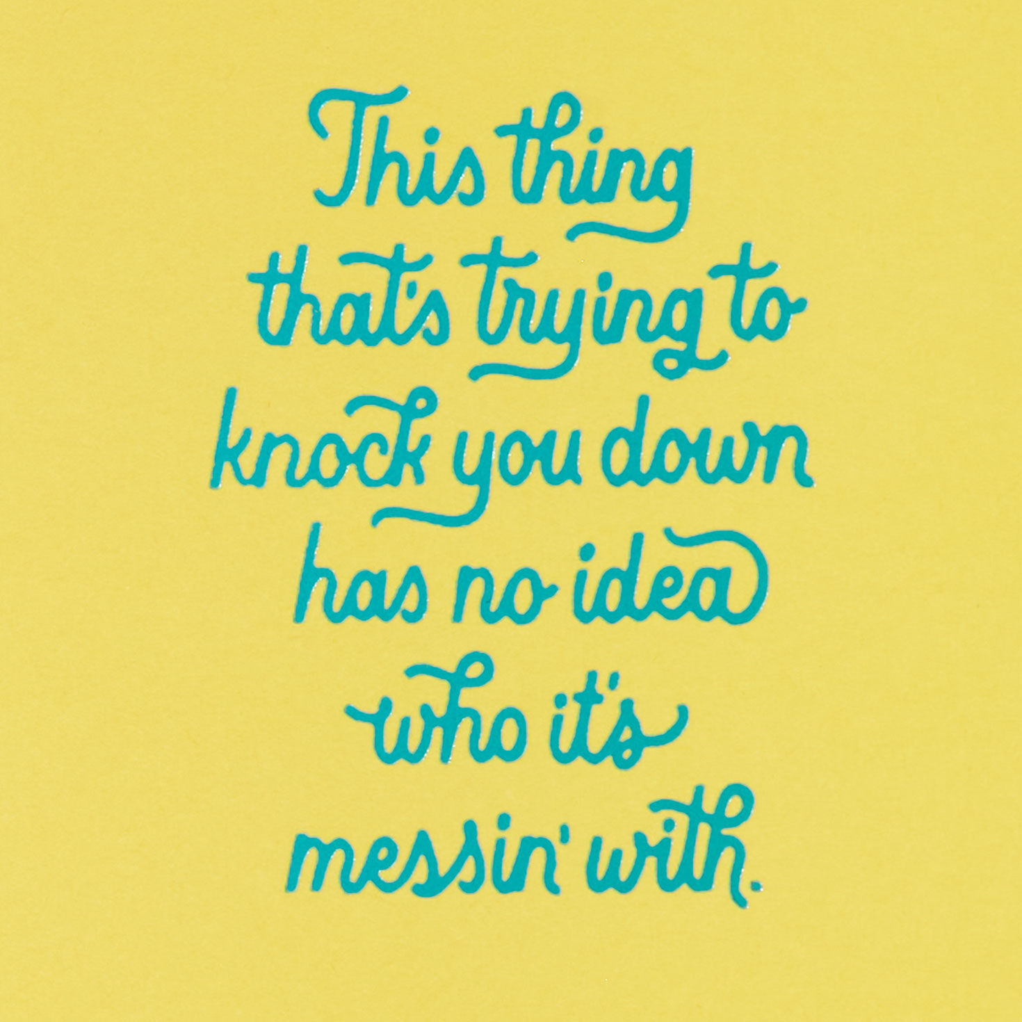 You're Strong as Hell Encouragement Card Sentiment image number 2