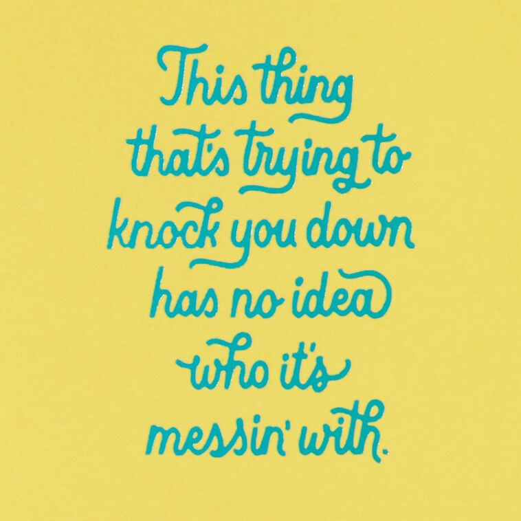 You're Strong as Hell Encouragement Card Sentiment image number 2