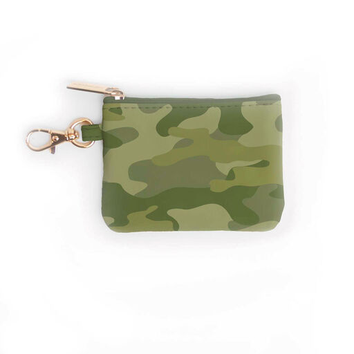 Mary Square Green Camo Pattern Pet Waste Bag Holder, 