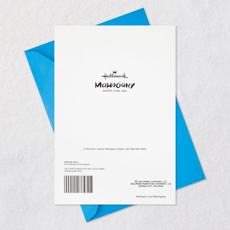 Black Men Watercolor Portraits Father's Day Card Card Back with Envelope image number 8