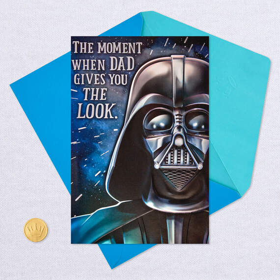 Star Wars™ Darth Vader™ The Look Funny Father's Day Card for Dad, , large image number 5