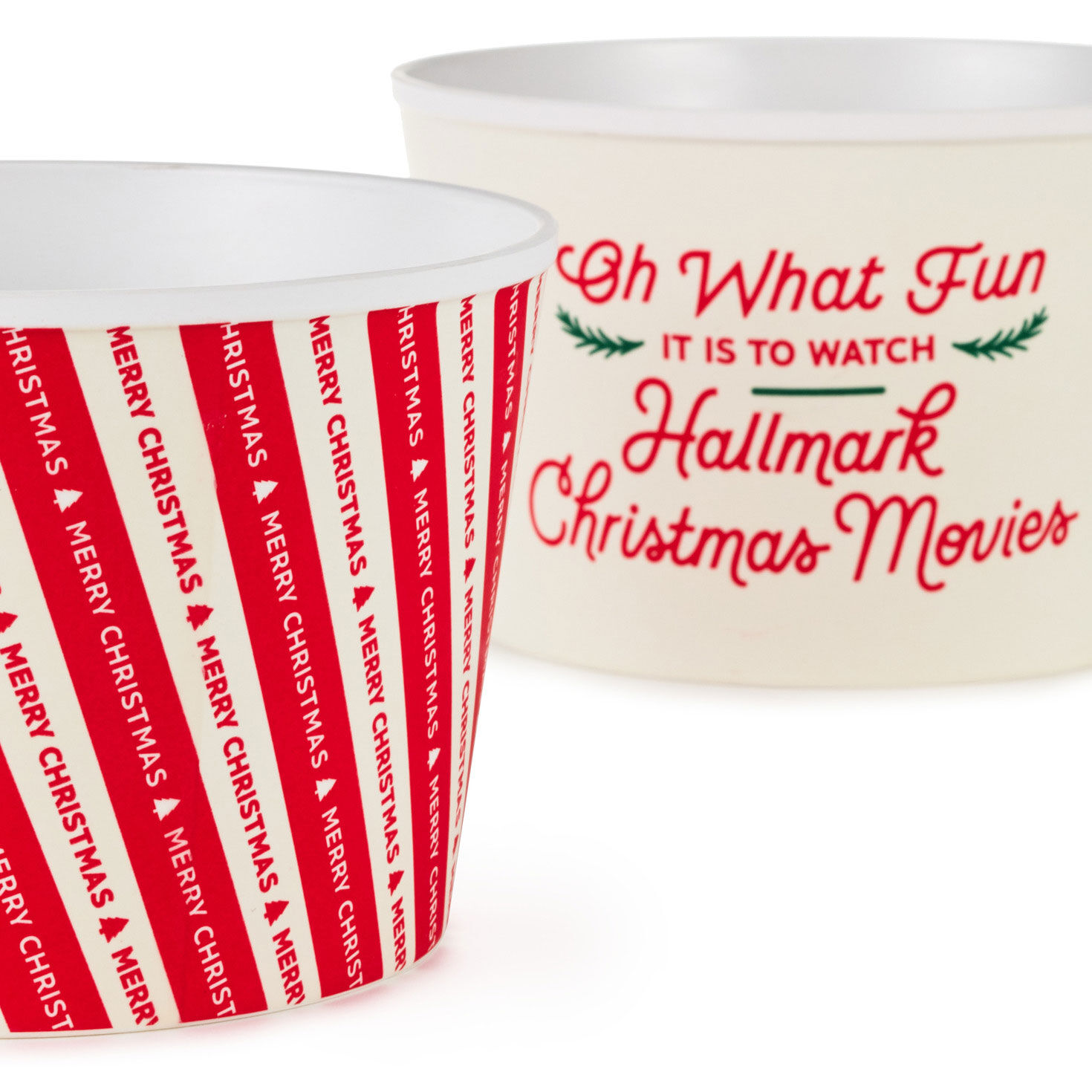 Set of 4 Hallmark Channel Movies Snack Bowls upclose view image number 3