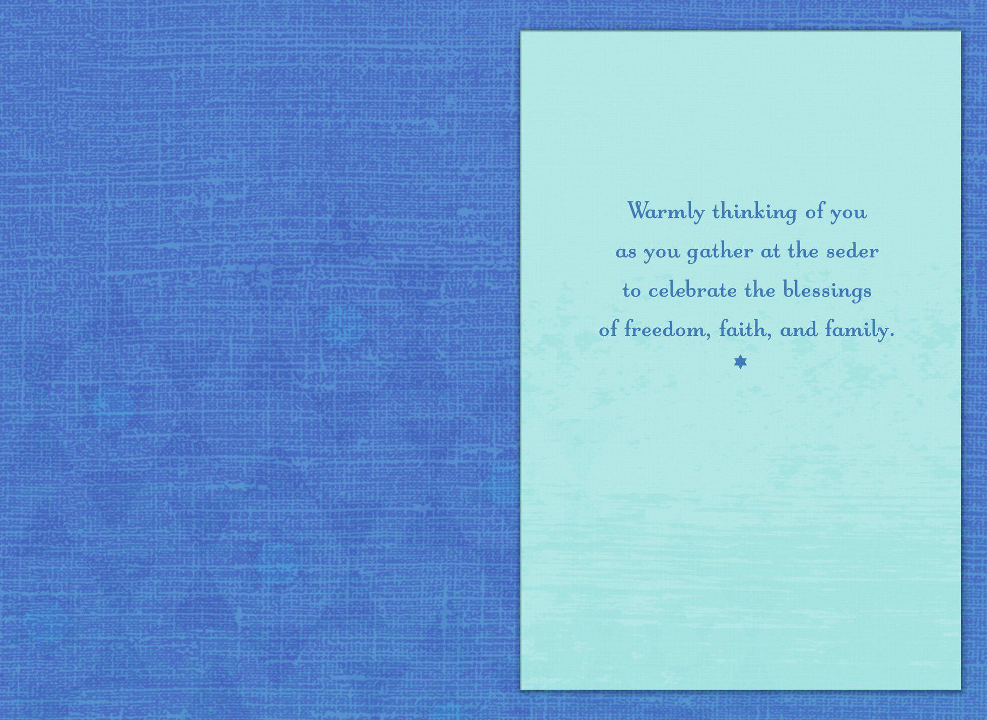Celebrate Blessings Passover Card
