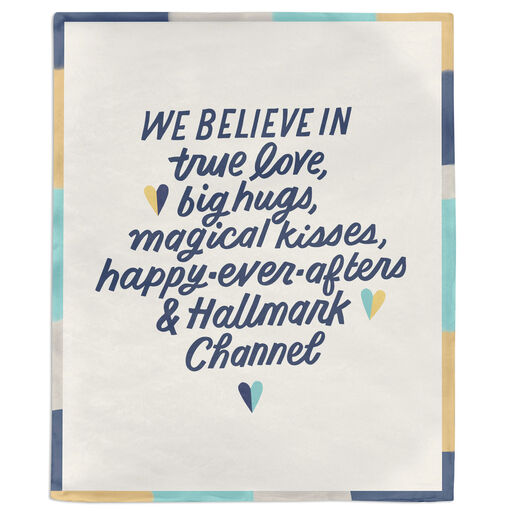 Hallmark Channel We Believe Blanket, 50x60, 