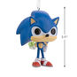 Sonic With Emerald Funko Christmas Ornament measurement image number 3