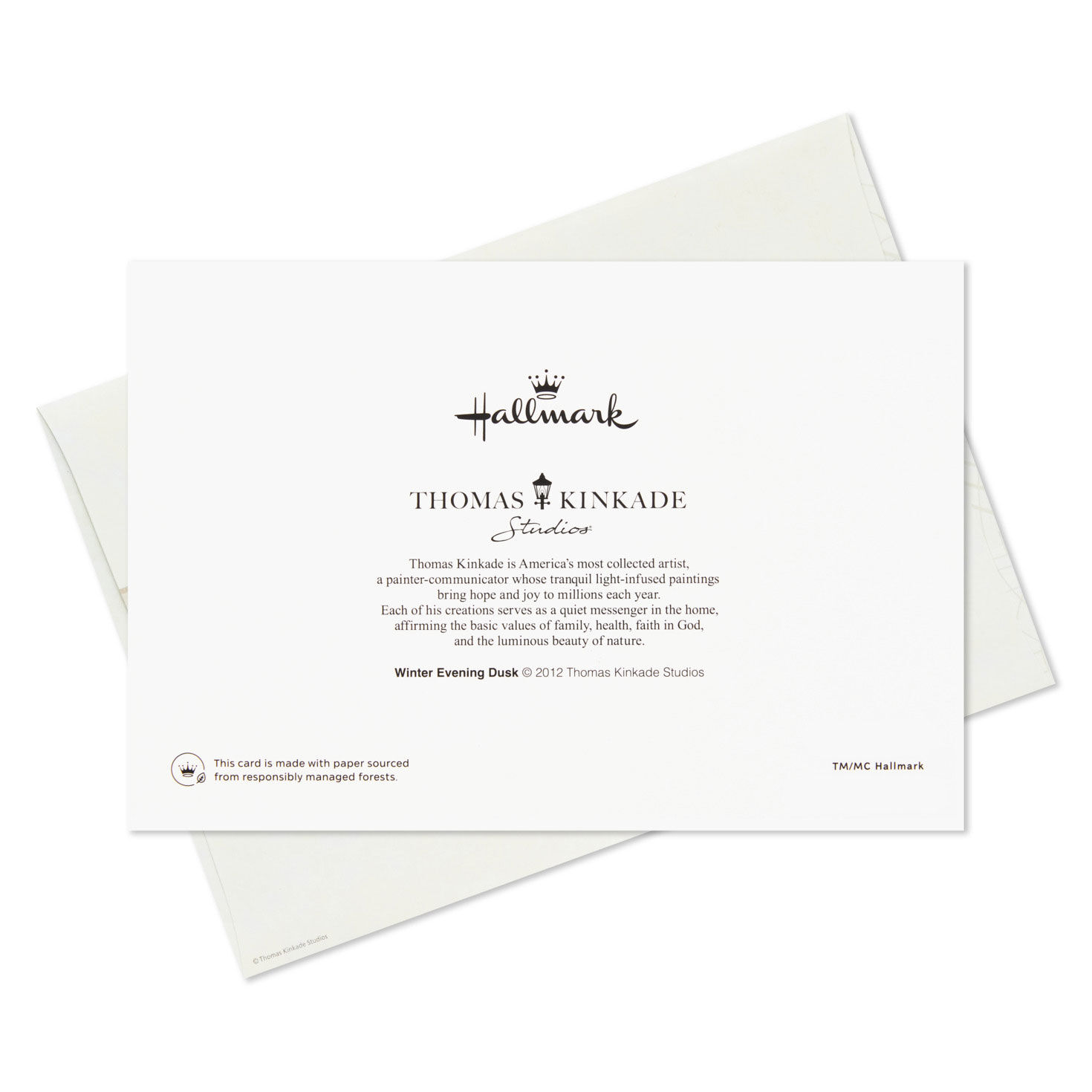Thomas Kinkade Winter Evening Boxed Christmas Cards, Pack of 16, , large image number 7