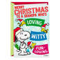 Peanuts® Snoopy and Woodstock Funny Christmas Card for Grandpa, , large image number 1