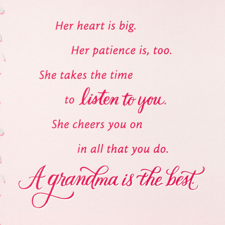 The Best in a Million Ways Birthday Card for Grandma, , large image number 2