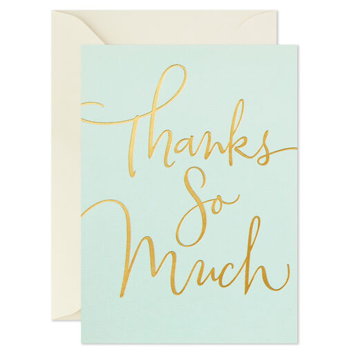 Thanks So Much Blank Thank-You Notes, Pack of 10, 