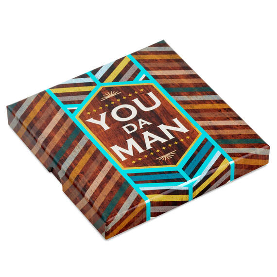 4" You Da Man Gift Card Holder Box