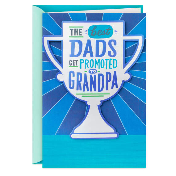 Best Dad Trophy Father's Day Card for Grandpa