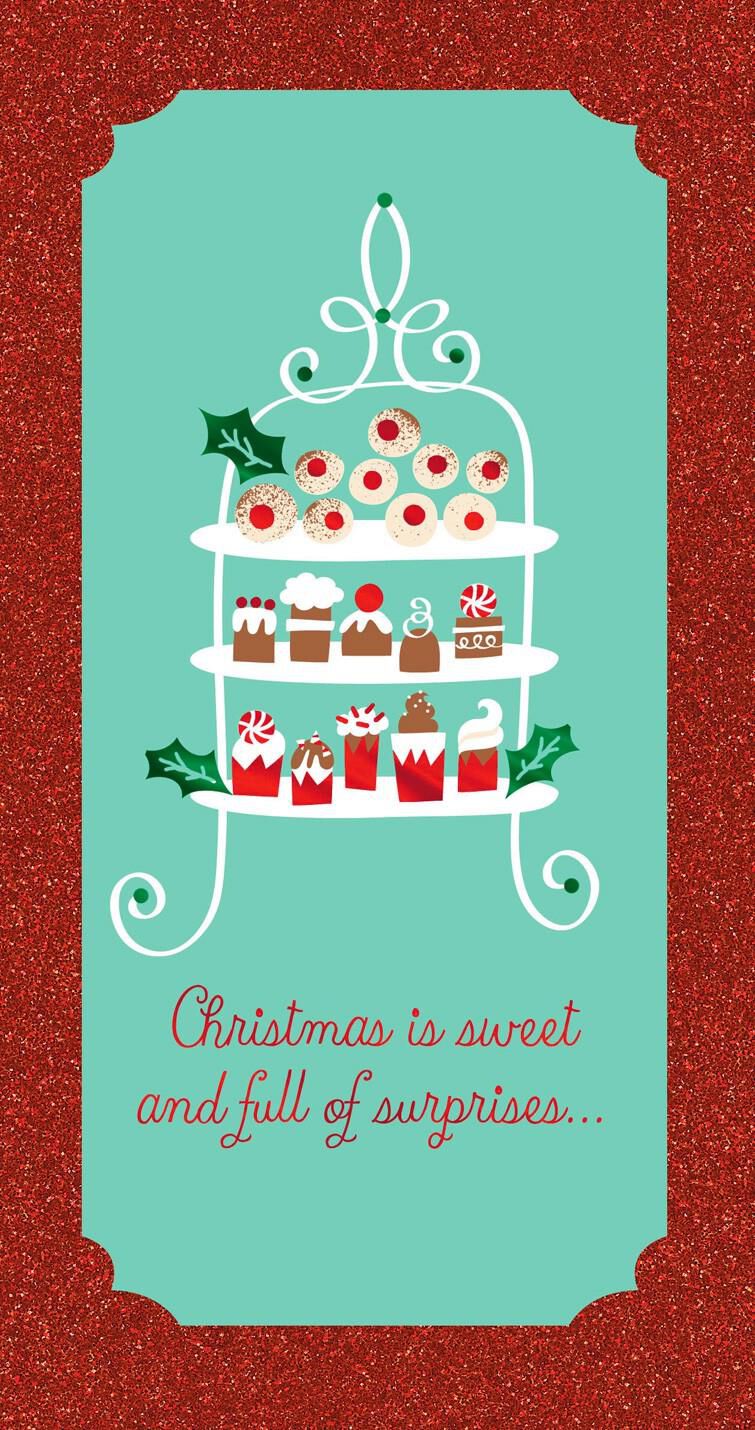 Sweets for All Christmas Card Money Holder