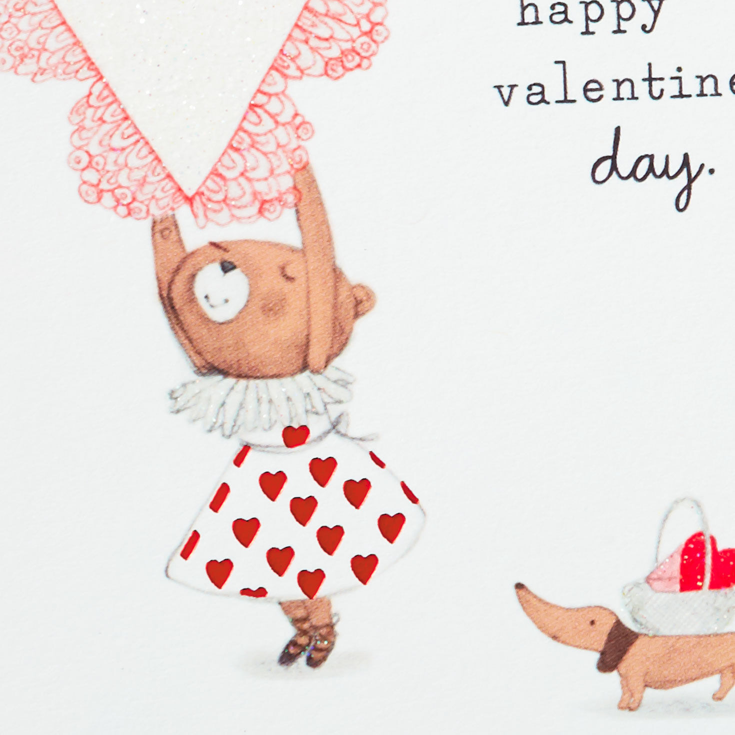 Cute Animals Heart Full of Happy Hallmark Card Card Front Detail image number 4