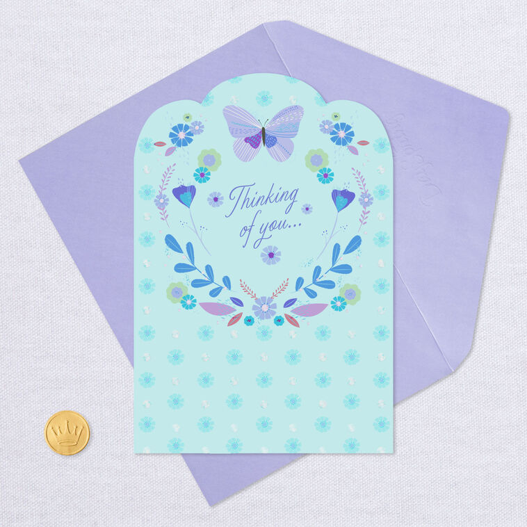 Peace and Love Religious Sympathy Card, , large image number 6