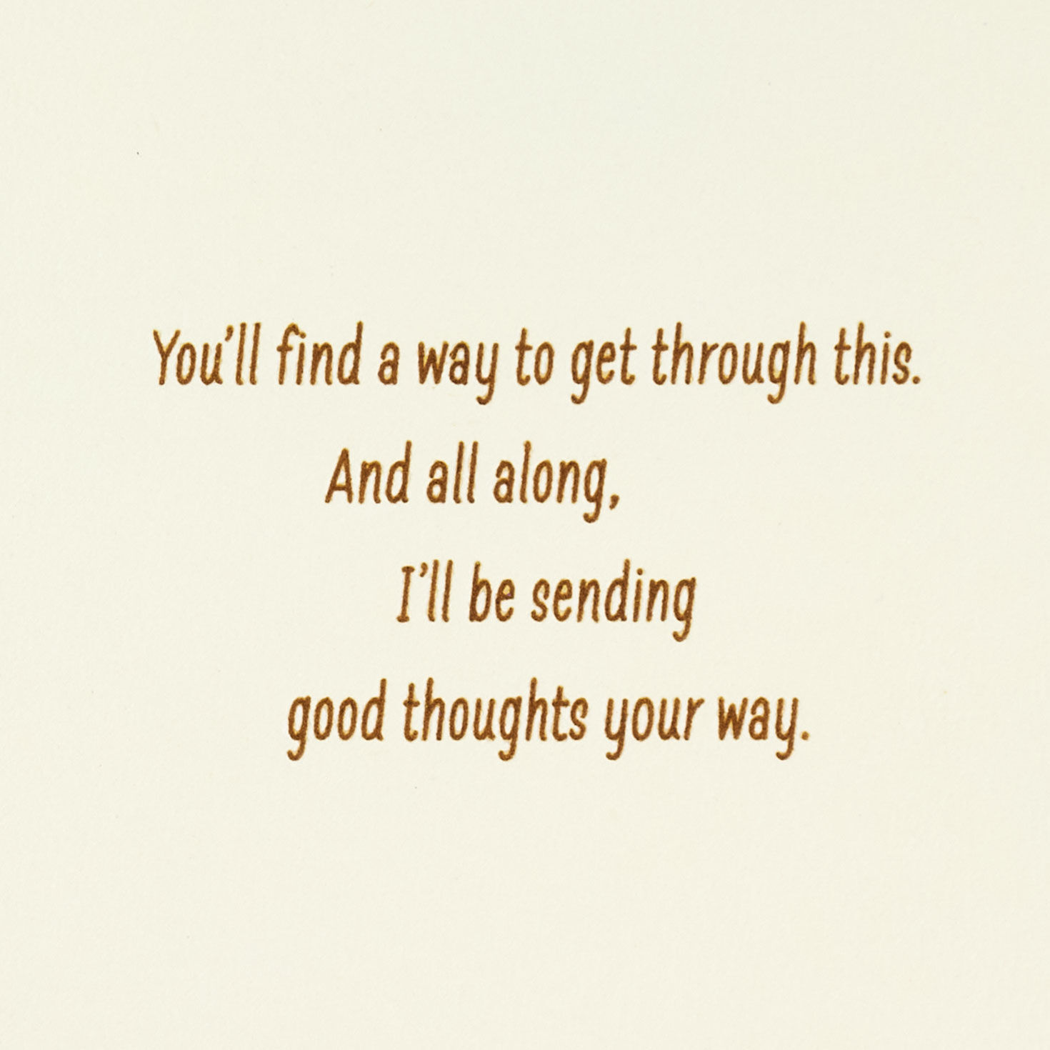 Sunset Mountain Lake Encouragement Card Sentiment image number 2