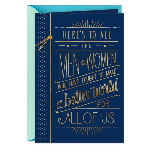 Here's to You! Military Thank-You Card, 