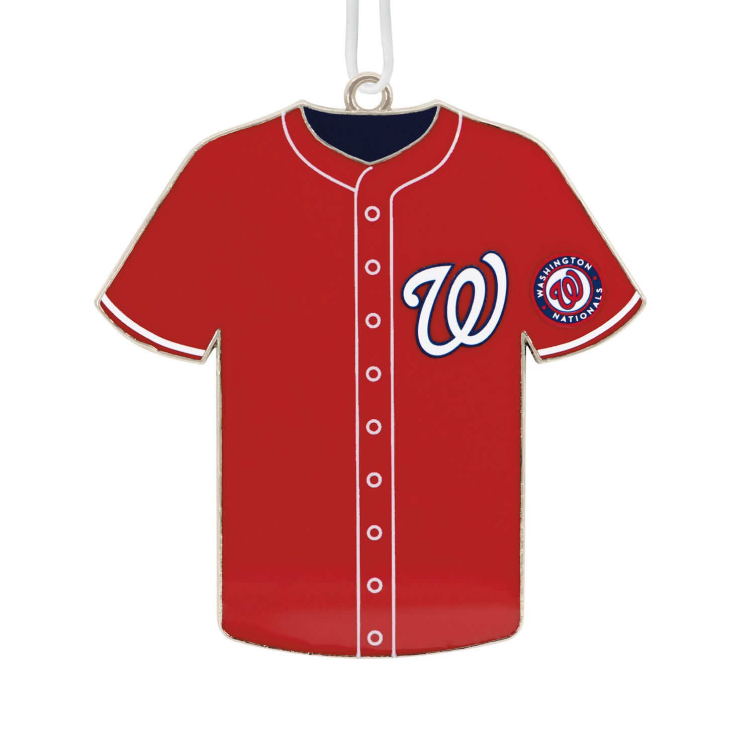 MLB Washington Nationals™ Baseball Jersey Metal Hallmark Ornament for only USD 4.99 | Hallmark