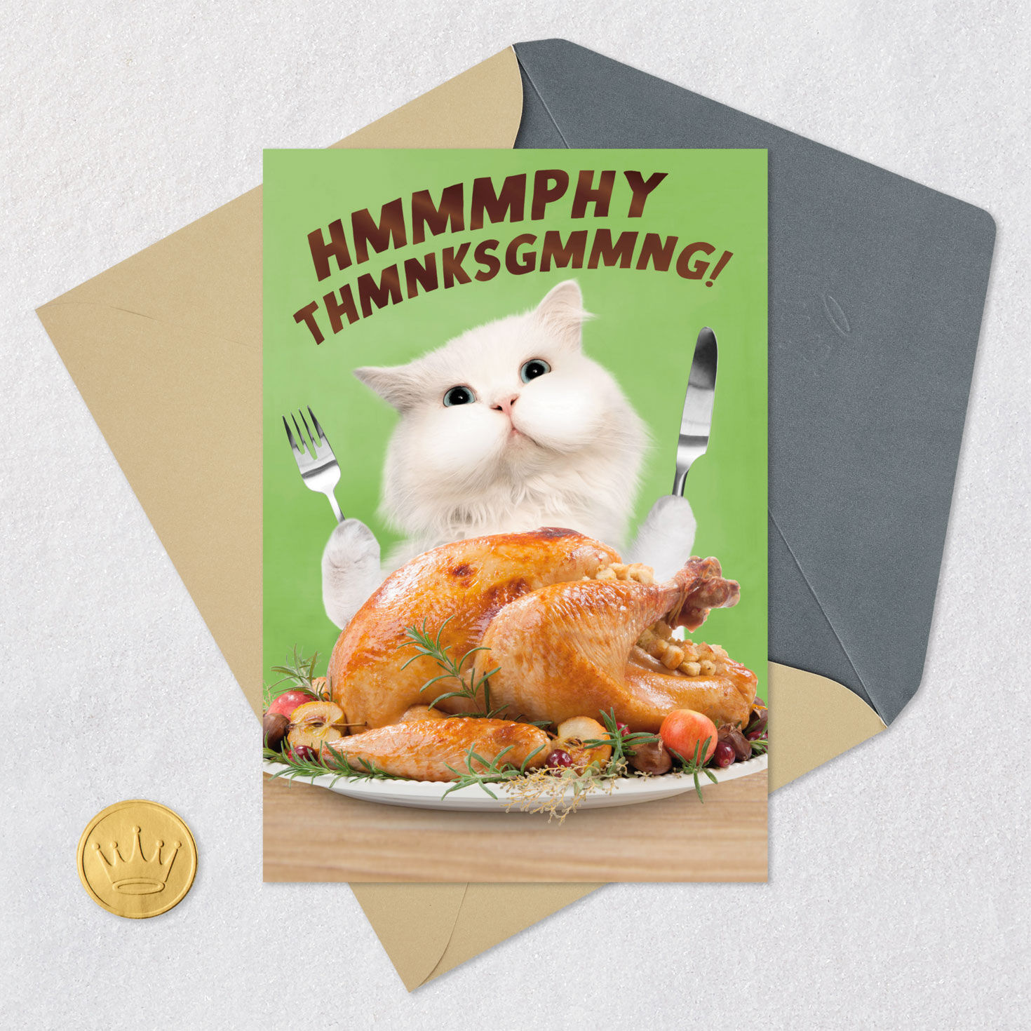 A Day Filled With Good Stuff Funny Thanksgiving Card for only USD 2.99 | Hallmark