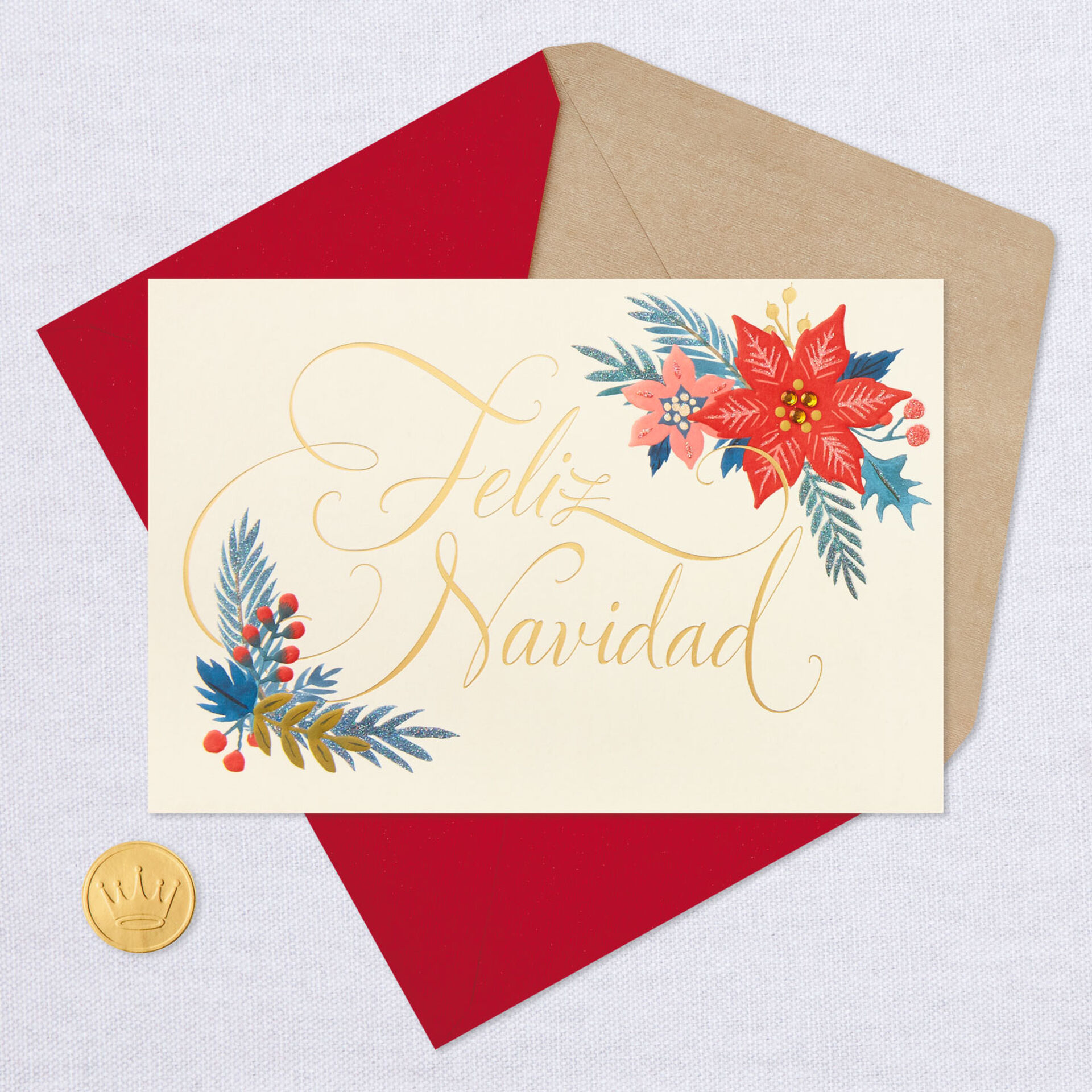 Your Beautiful Family SpanishLanguage Christmas Card