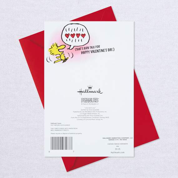 Peanuts® Snoopy & Woodstock Hearts Musical Pop-Up Valentine's Day Card, , large image number 8