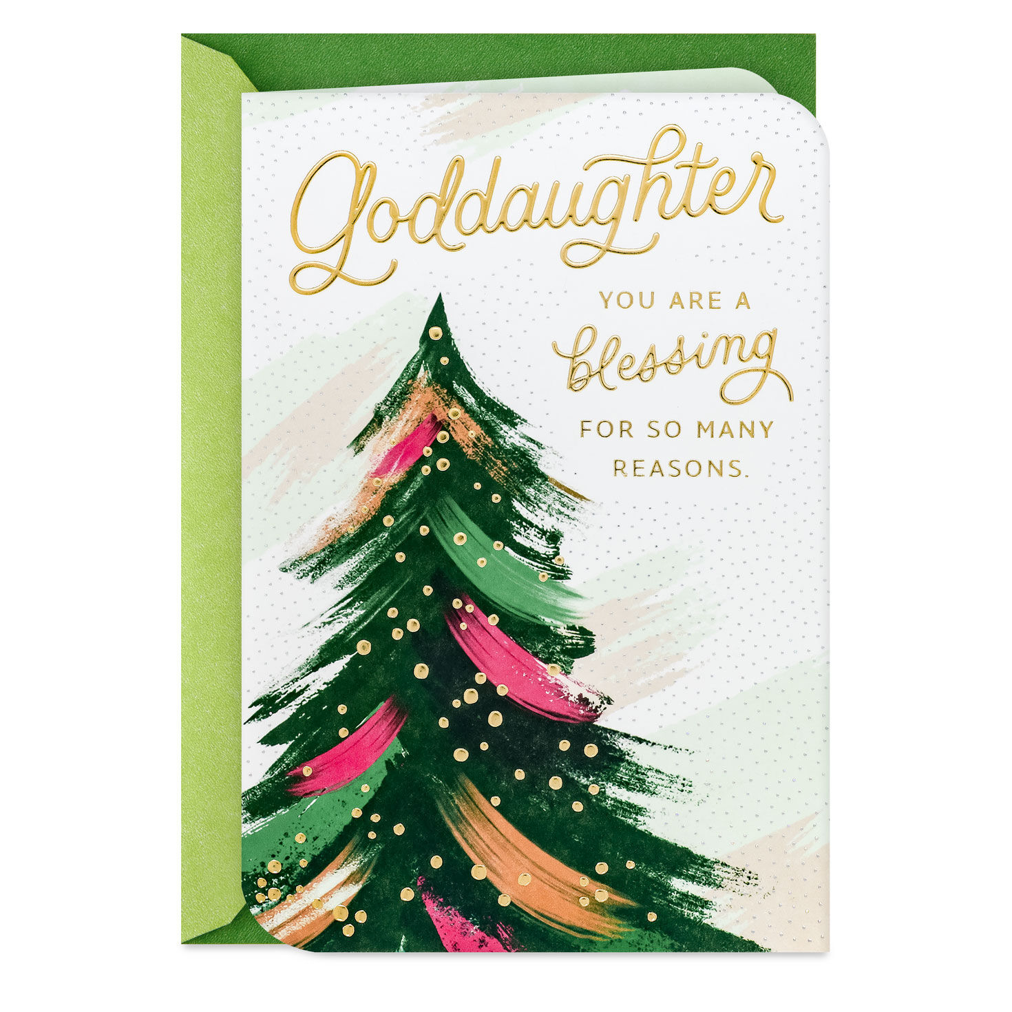 You Mean So Much Christmas Card for Goddaughter